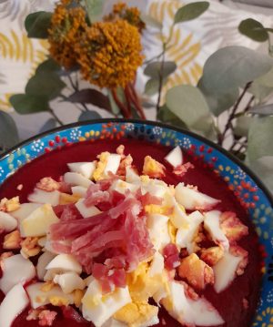 Salmorejo de remolacha