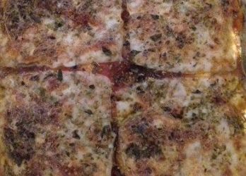 milhojas de berenjena y calabacín