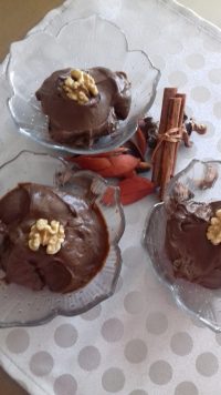 mousse de chocolate cremoso