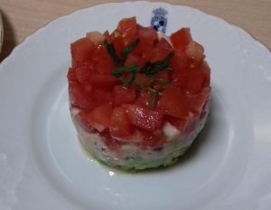 Tartar de aguacate