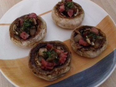 champiñones rellenos