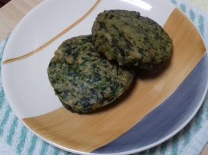 hamburguesas de espinacas y nueces