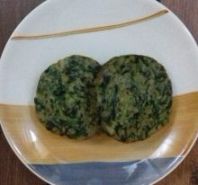 hamburguesas de espinacas y nueces