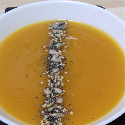 Crema de zanahoria y apio