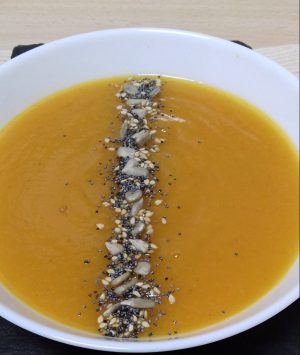 Crema de zanahoria y apio