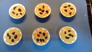 muffins de calabaza y chocolate