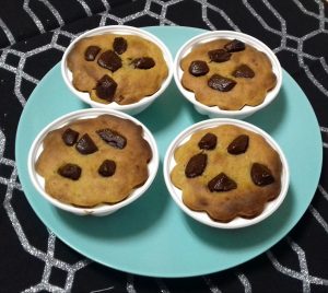 Muffins de calabaza y chocolate