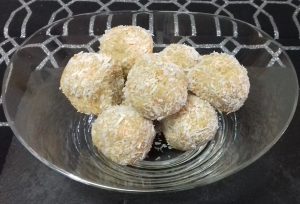 bolitas de coco sin azúcar