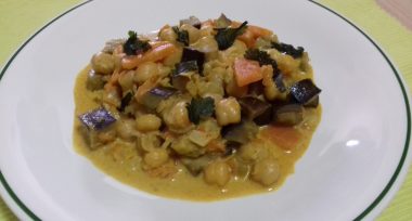 curry de garbanzos