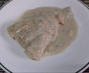 merluza en salsa de almendras