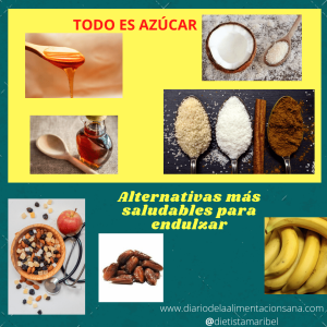 alternativas saludables al azúcar