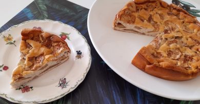 Tarta de manzana y mascarpone