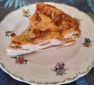 Tarta de manzana y mascarpone