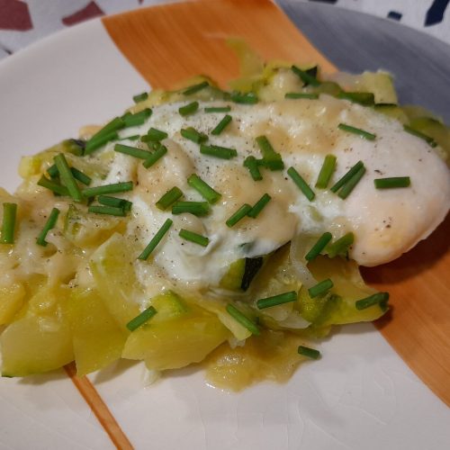 Calabacin al microondas