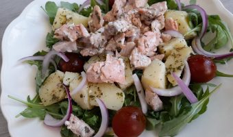 Ensalada de salmón y patata