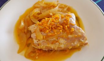 salmón a la naranja