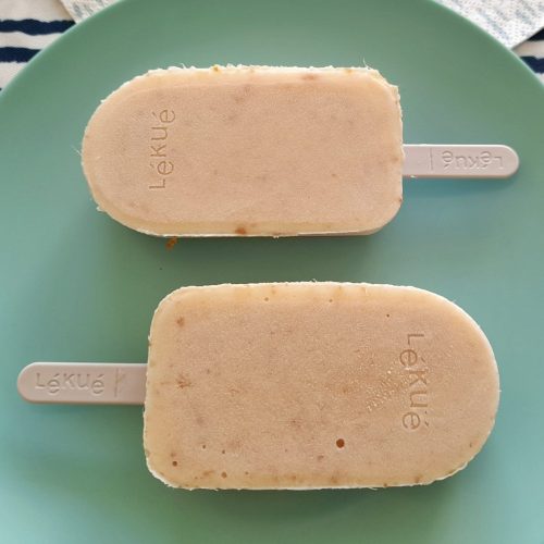 Helados de piña y coco