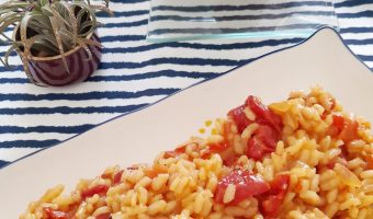 Risotto de pimientos