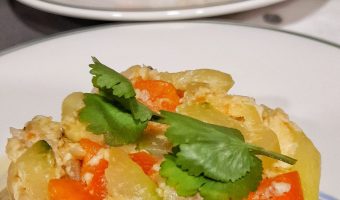 Revuelto de boniato y calabacin