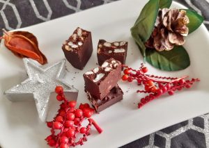 Turrón de chocolate casero