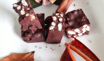 Turrón de chocolate casero