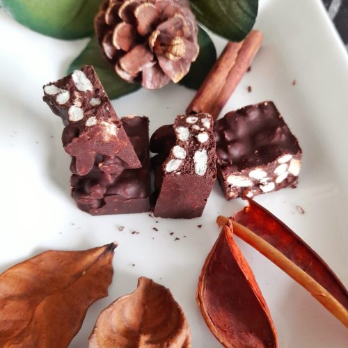 Turrón de chocolate casero