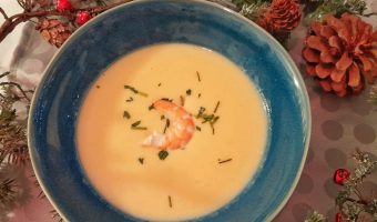 Crema de langostinos