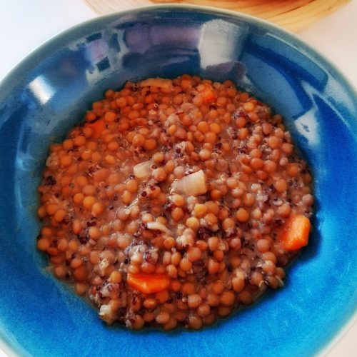 Lentejas con quinoa