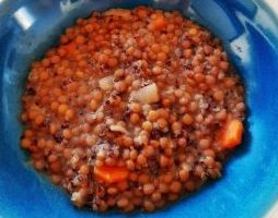 Lentejas con quinoa