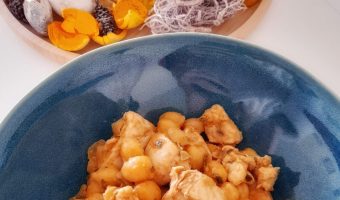 Pollo con garbanzos