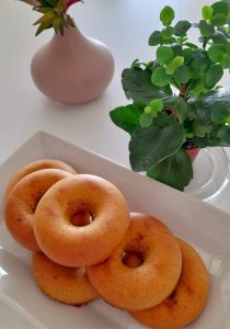Donuts de avellana y boniato