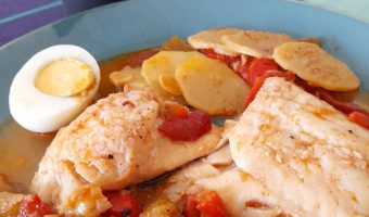 Bacalao con pimientos
