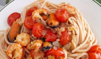 Espaguetis a la marinera