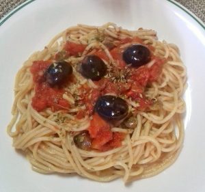 Pasta con boloñesa de soja texturizada