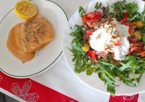 Salmón en salsa de manzana