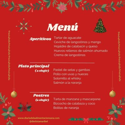 ¿tienes ya tu menú de Navidad?