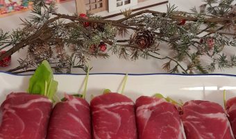 Rollitos de jamón y de lacón