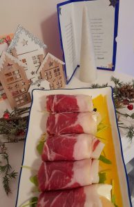 Rollitos de jamon y de lacón