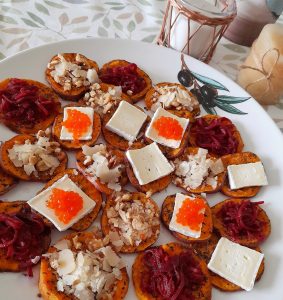 Bocados de boniato al horno