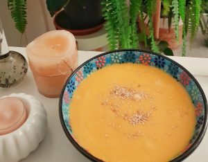 Crema de calabaza y boniato