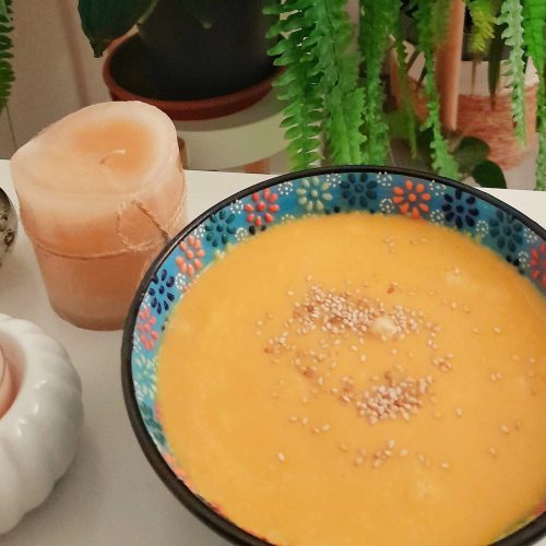 Crema de calabaza y boniato