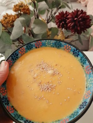 Crema de calabaza y boniato