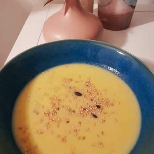 Crema de calabacín saludable