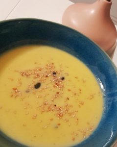 Crema de calabacin saludable