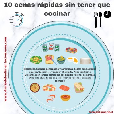 10 cenas rápidas sin tener que cocinar