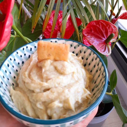 Paté de alcachofas y dátiles