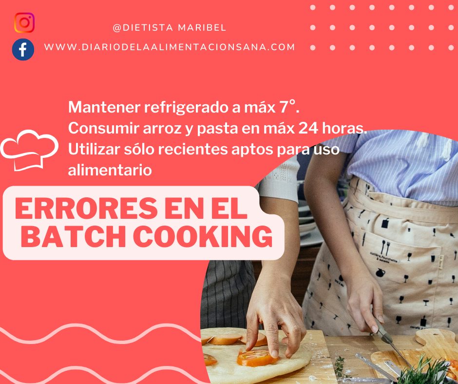Errores en el batch cooking